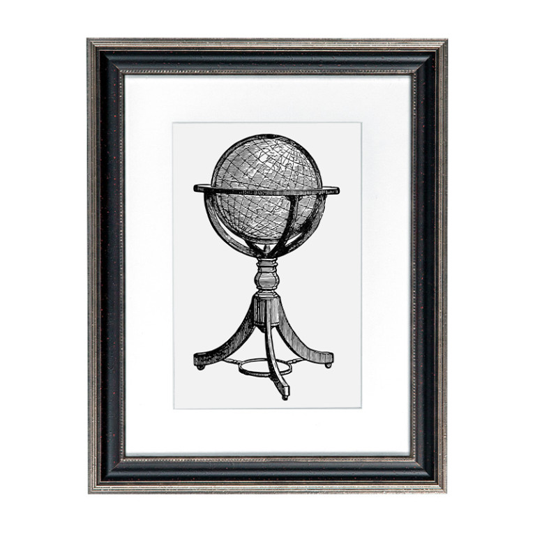 Fotolijst Venice Zwart/Zilver A3 (29,7x42 cm) - Art Print en Passe Partout