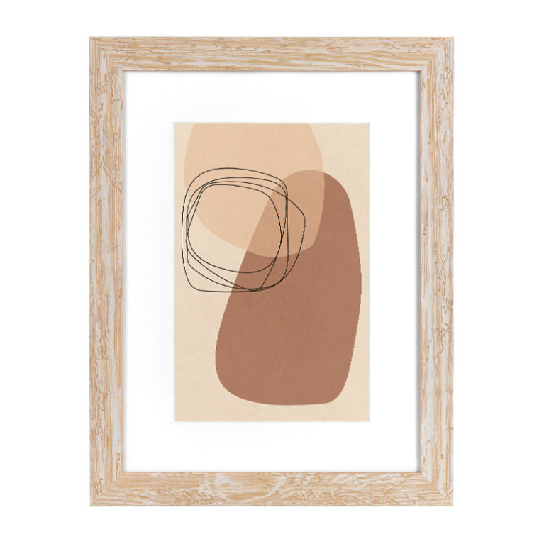 Fotolijst Capella Crème 50x50 cm - Art Print en Passe Partout