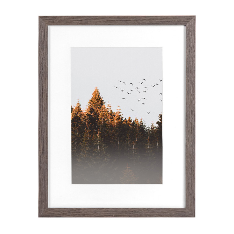 Fotolijst Floss Grijs 30x30 cm - Art Print en Passe Partout