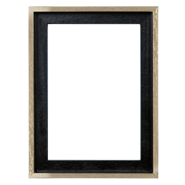 Baklijst Zwart/Goud 100x100 cm - Vooraanzicht
