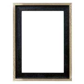 Baklijst Zwart/Goud 40x120 cm - Vooraanzicht