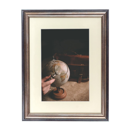 Fotolijst Nuoro Brons 60x80 cm - Art Print en Passe Partout