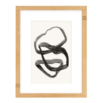 Vintlux Fotolijst Naesby Thin - Eiken Ongelakt 40x60 cm - Art Print en Passe Partout