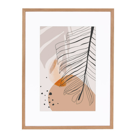 Fotolijst Karlum Eiken A4 (21x29,7 cm) - Art Print en Passe Partout