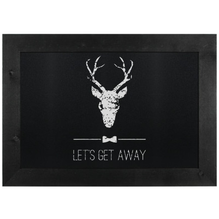 Krijtbord Hout Zwart 40x60cm Overview Sfeer