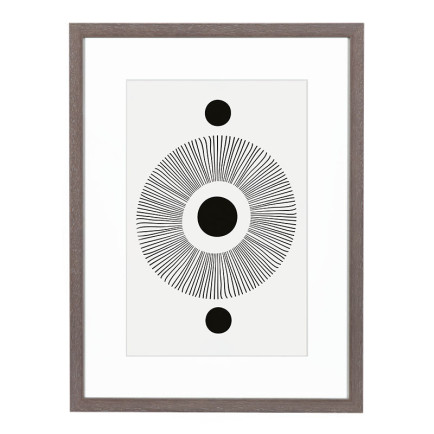 Wissellijst Vergrijsd 50x70 cm - Art Print en Passe Partout