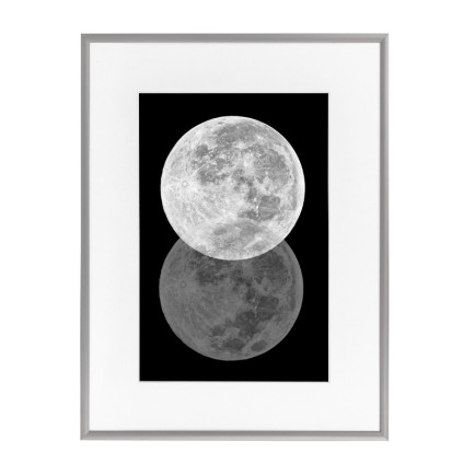 Wissellijst Budget Zilver 70x70cm met print