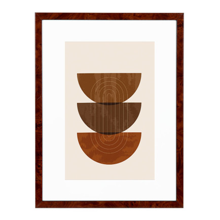 Wissellijst Wortelnoten 40x60 cm - Art Print en Passe Partout