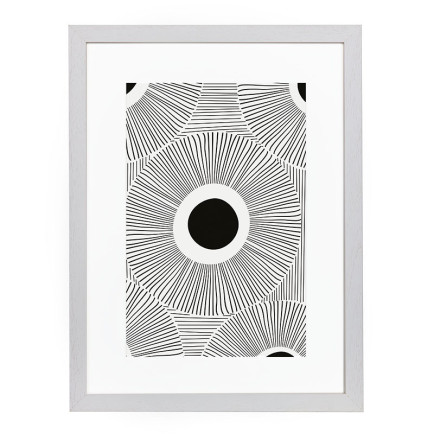 Wissellijst Hout Wit Breed 40x60 cm - Art Print en Passe Partout