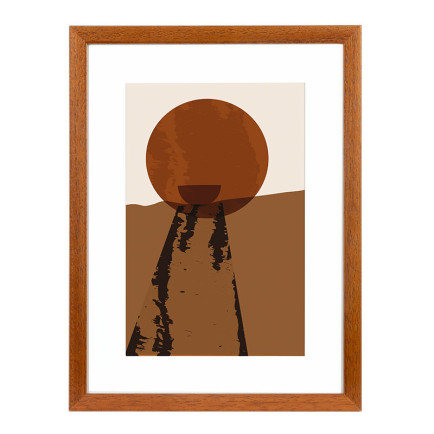 Wissellijst Beuken 60x80 cm - Art Print en Passe Partout
