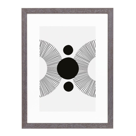 Wissellijst Vergrijsd Breed 60x80 cm - Art Print en Passe Partout