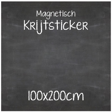 Magnetische Krijtsticker 100x200 cm