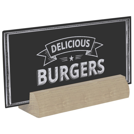 Menukaarthouder Stone Eiken 148x33 mm 
