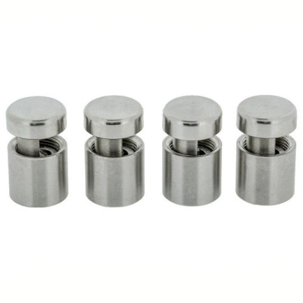 Afstandhouder zijgrip RVS 18x16mm (verpakt per 4 stuks)